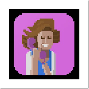 Pixel Babe Posters and Art